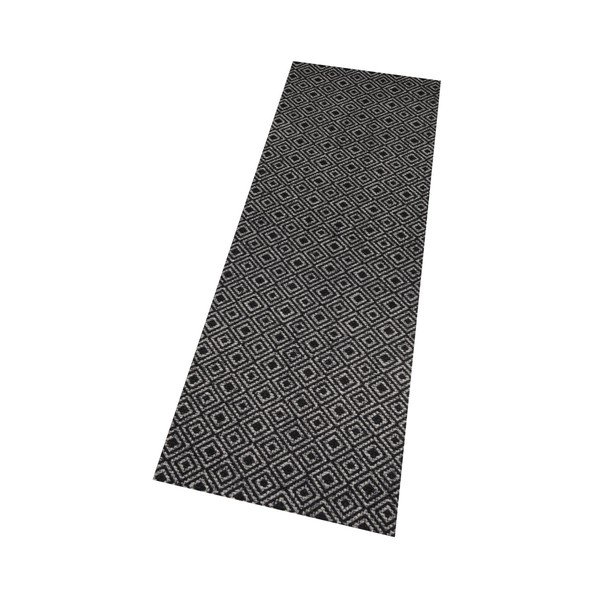 Szaro-czarny chodnik Zala Living Cook & Clean Vila, 60x180 cm-image-1