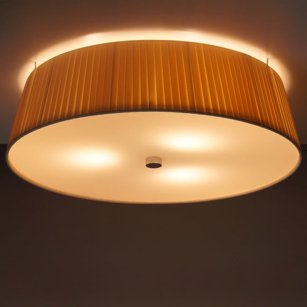 Kremowa lampa sufitowa Sotto Luce KAMI, ⌀ 45 cm-image-1