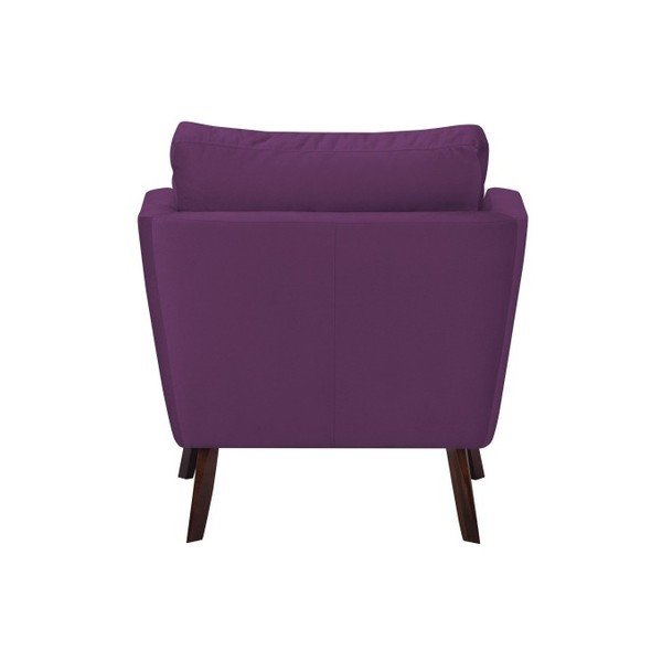 Fioletowy fotel Mazzini Sofas Elena-image-1