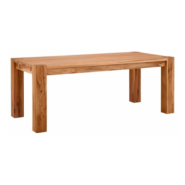 Stół z litego drewna dębowego Støraa Matrix, 90x200 cm