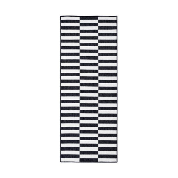 Czarno-biały chodnik 80x200 cm Viela – Hanse Home