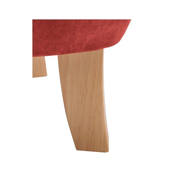 Ciemnoczerwony fotel Max Winzer Kendra Velor-image-3