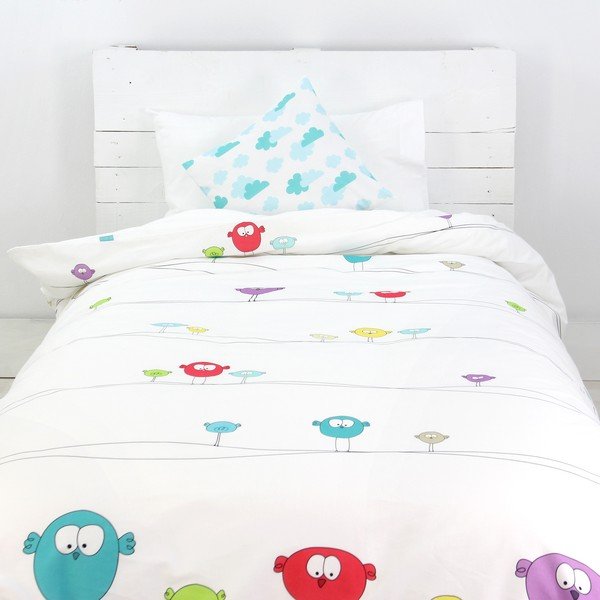 Pościel Little W Birdie, 140x200 cm-image-1