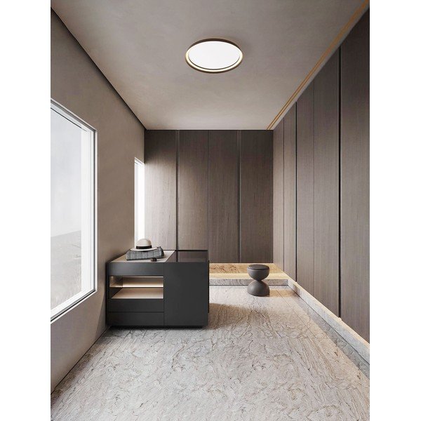 Brązowa aluminiowa lampa sufitowa LED ze ściemniaczem Ormi – Nova Luce-image-1