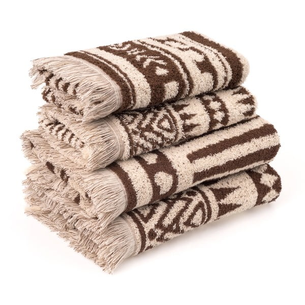 Komplet 4 ręczników bawełnianych Casa Di Bassi Rabat