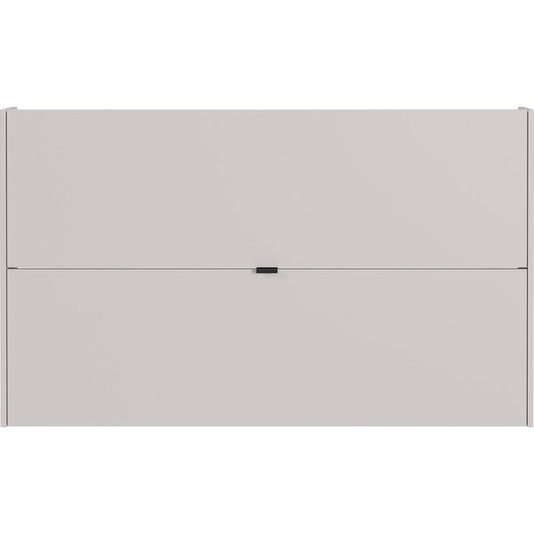Kremowa uchylna/wisząca szafka na buty w dekorze dębu 140x83x18 cm Ameca – Germania-image-2