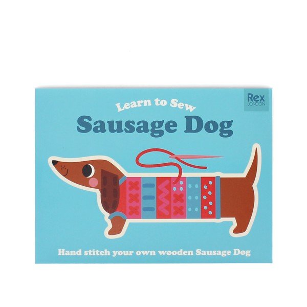 Zestaw do haftowania Sunny Sausage Dog – Rex London