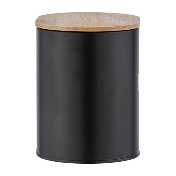 Czarny pojemnik łazienkowy z wieczkiem Wenko Gara-image-4
