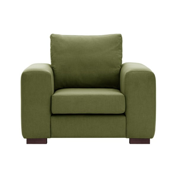 Zielony fotel Rodier Caban