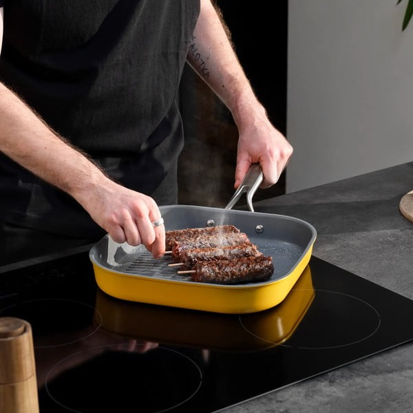 Patelnia z powłoką ceramiczną do grillowania ø 28 cm Meda 3.0 – FABINI-image-2