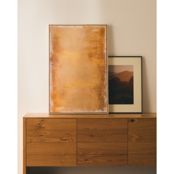 Ręcznie malowany obraz z ramą w zestawie/na płótnie 60x90 cm Selnar – Kave Home-image-2