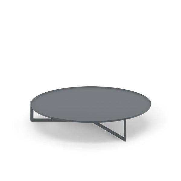 Szary stolik MEME Design Round, Ø 120 cm
