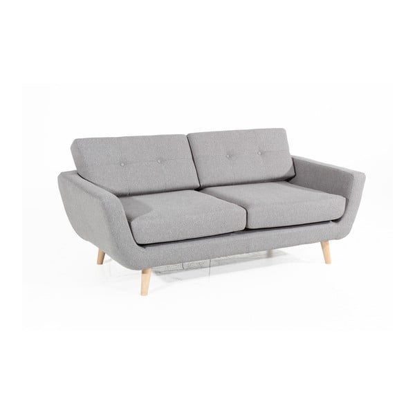 Jasnoszara sofa 2-osobowa Max Winzer Melvin