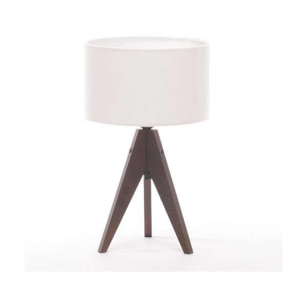 Lampa stołowa Artist Arist Cylinder White/Brown