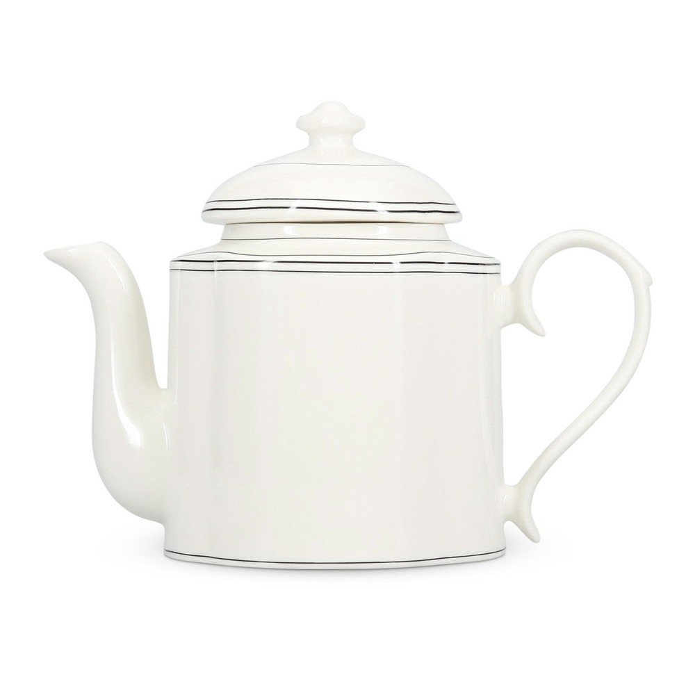 Biały dzbanek do herbaty new bone china 1,3 l Odette – S|P Collection