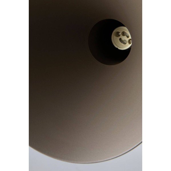Brązowa aluminiowa lampa wisząca ze ściemniaczem ø 20,5 cm Evan – Jotex-image-2