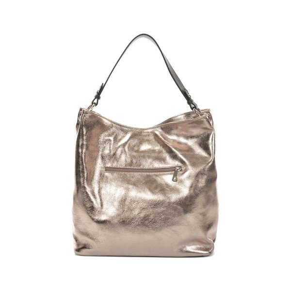 Skórzana torebka w brązowej barwie Mangotti Bags Studo-image-3