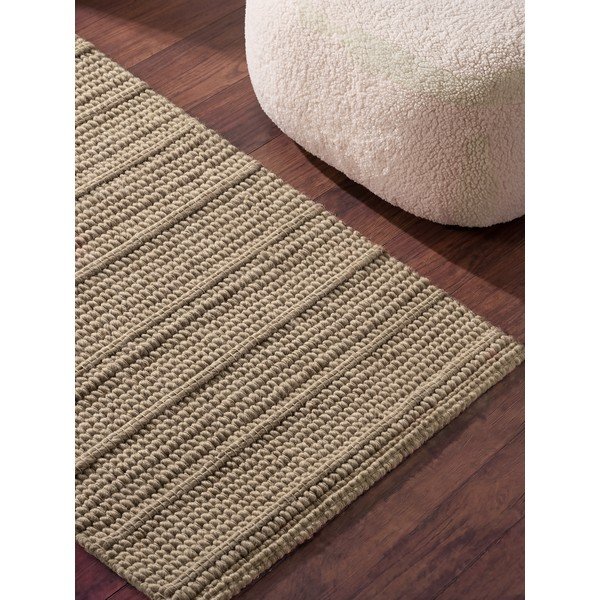 Beżowy wełniany chodnik tkany ręcznie 80x250 cm Camden Parker – Ted Baker-image-2