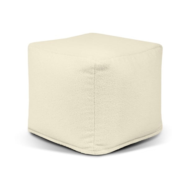 Brązowy worek do siedzenia z materiału bouclé Up! MooG – SLOWDOWN-image-3