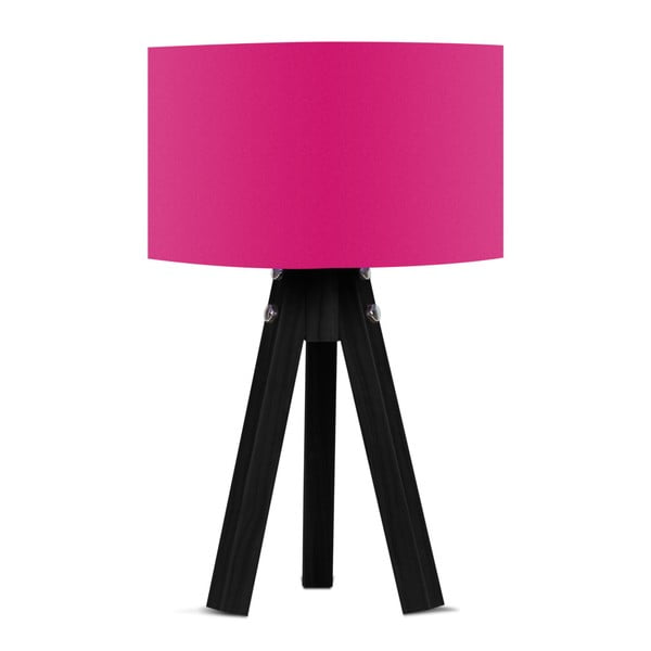 Lampa stołowa z różowym abażurem Kate Louise Blackie