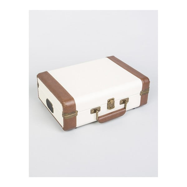 Beżowo-brązowy gramofon GPO Ambassador-image-3