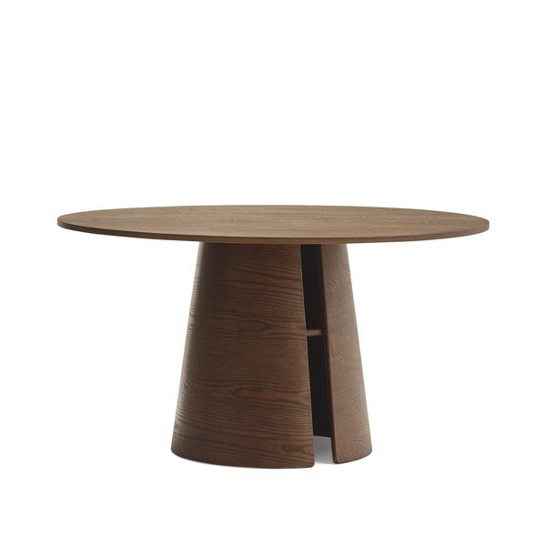 Okrągły stół w dekorze jesionu ø 137 cm Cep – Teulat-image-1