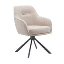 Kremowe tapicerowane fotele jadalniane zestaw 2 szt. Avola – Unique Furniture