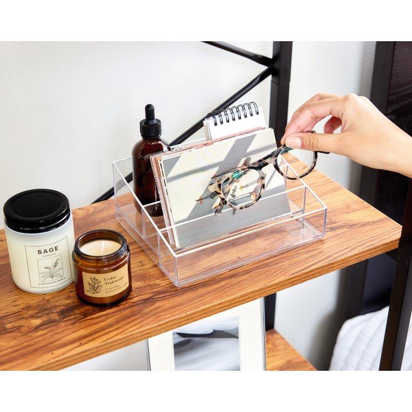 Organizer łazienkowy na kosmetyki z plastiku z recyklingu Nail Station – iDesign-image-1