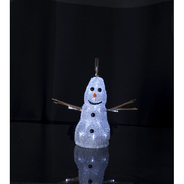 Biała świąteczna dekoracja świetlna Crystal Snowman – Star Trading-image-2