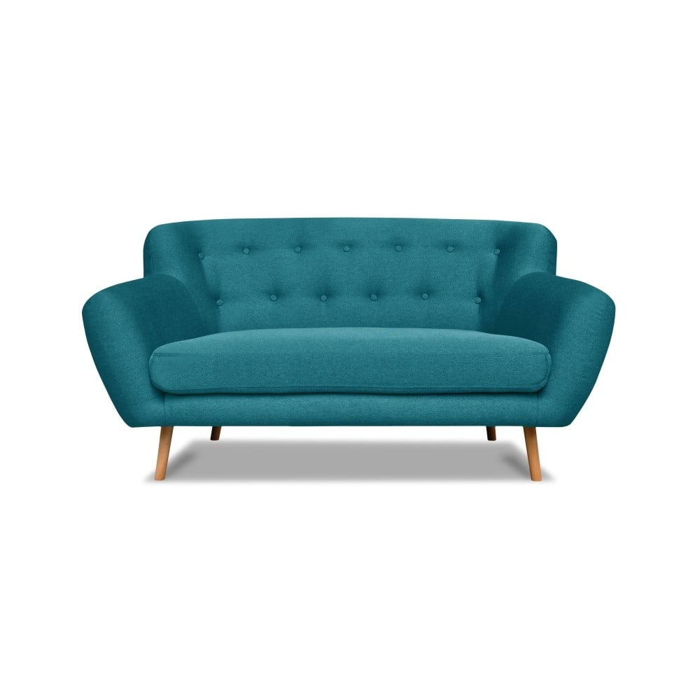 Turkusowa sofa Cosmopolitan design London, 162 cm
