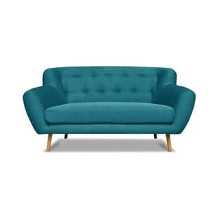 Turkusowa sofa Cosmopolitan design London, 162 cm