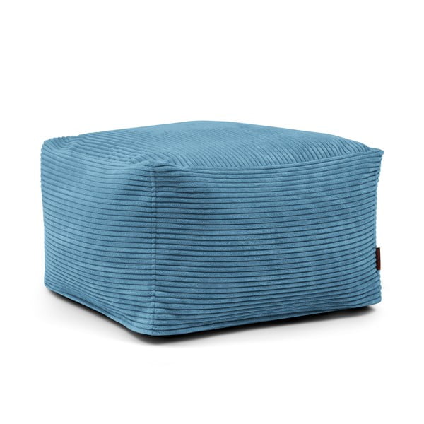 Niebieski sztruksowy worek do siedzenia Softbox MooG – SLOWDOWN