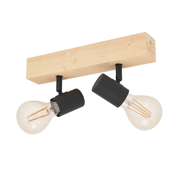 Lampa sufitowa w czarno-naturalnym kolorze 5x30 cm TOWNSHEND 3 – EGLO