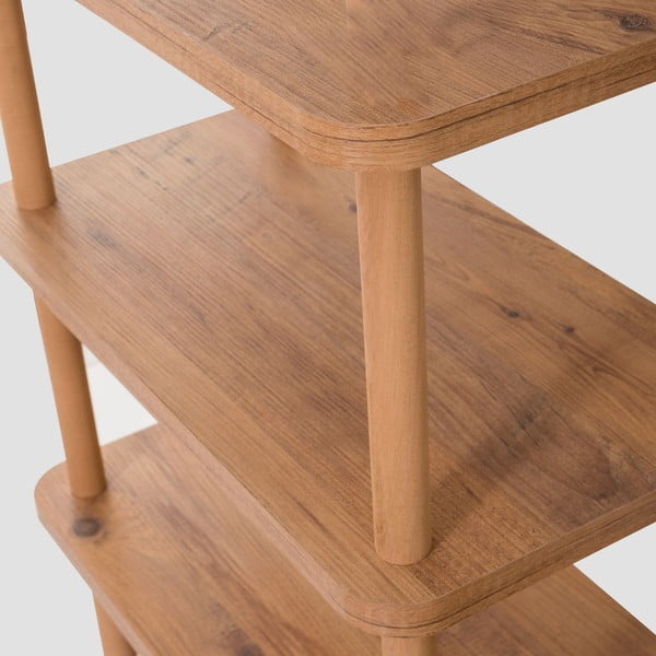 Naturalny regał w dekorze sosny 80x75 cm Step – Kalune Design-image-3