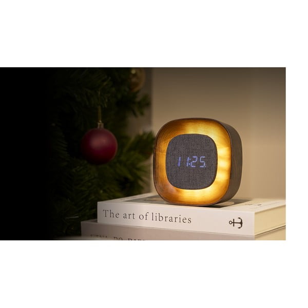 Budzik cyfrowy Lumos Walnut – Gingko-image-3