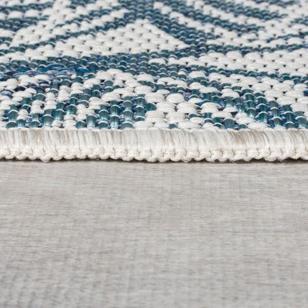 Zielono-niebieski dywan odpowiedni na zewnątrz 200x290 cm Bella Leaf – Flair Rugs-image-4