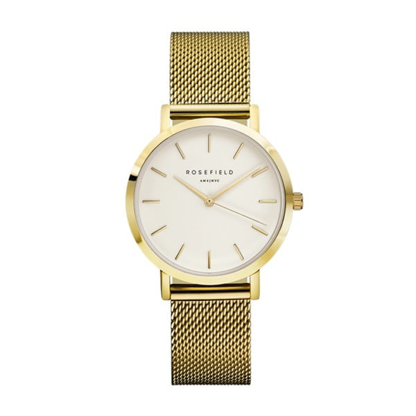 Złoty zegarek damski Rosefield The Tribeca
