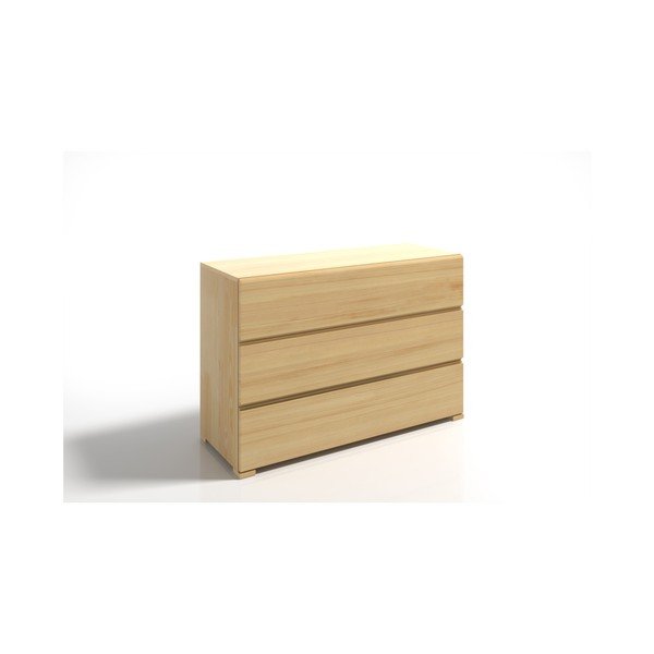 Komoda z drewna sosnowego z 3 szufladami SKANDICA Vestre-image-1