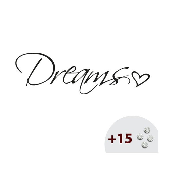 Naklejka z 15 kryształkami Swarovski Fanastick Dreams-image-1