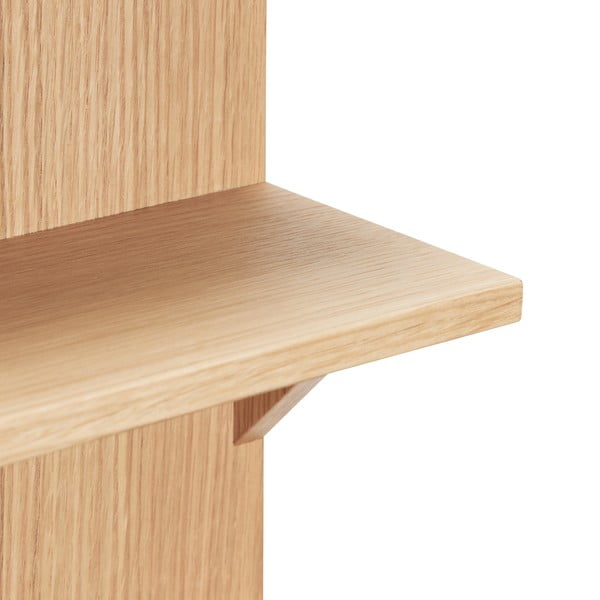 Wielopoziomowa półka w dekorze dębu 40 cm Straight – Hübsch-image-4