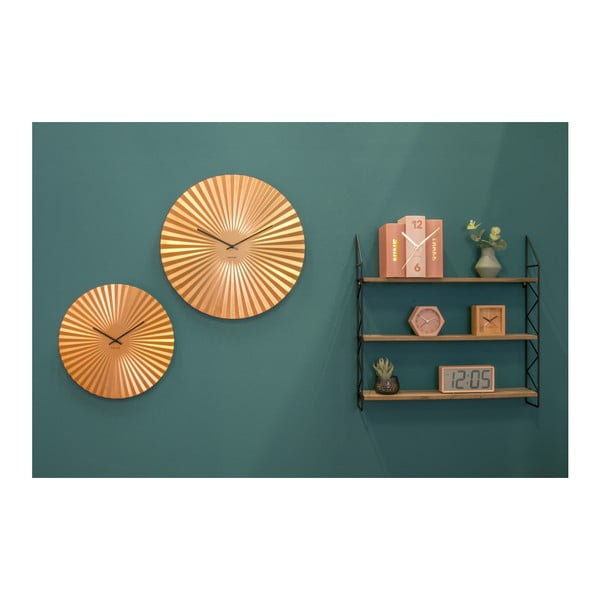 Zegar w kolorze złota Karlsson Sensu, ⌀ 50 cm-image-2