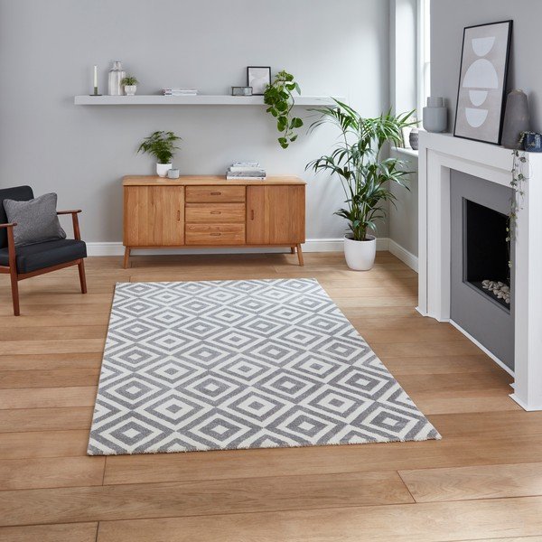 Szary dywan Think Rugs Brooklyn Dice, 160x220 cm-image-1