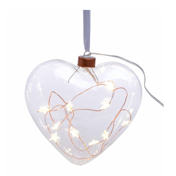 Świecąca dekoracja wisząca LED Ewax Heart