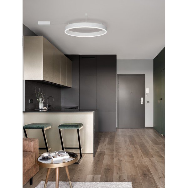 Aluminiowa lampa sufitowa LED ze ściemniaczem w matowym białym kolorze Motif – Nova Luce-image-1
