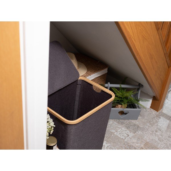 Tekstylny kosz na pranie 70 l Bamboo – Addis-image-3