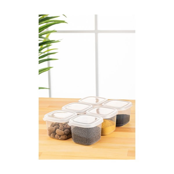 Pojemniki 6 szt. na żywność Fresco – Hermia