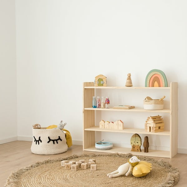 Naturalny ręcznie wykonany dywan z juty Nattiot Terra, ø 140 cm-image-1