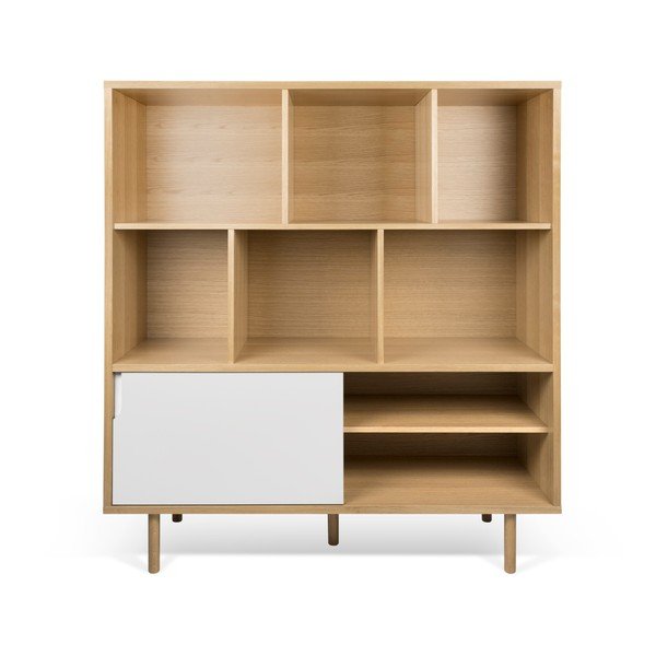 Biały regał TemaHome Dann Cupboard Oak-image-2