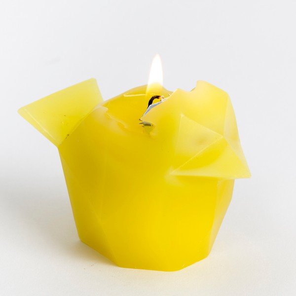 Świeczka Pyropet Bíbí Yellow-image-1
