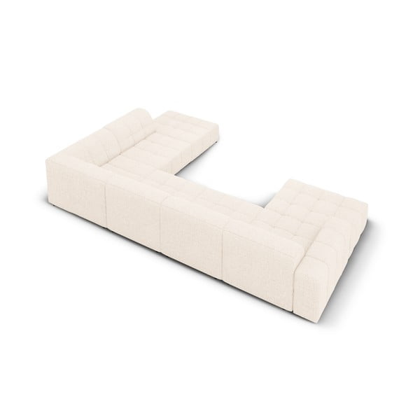Kremowy narożnik (prawostronny/w kształcie litery U) Chicago – Cosmopolitan Design-image-4